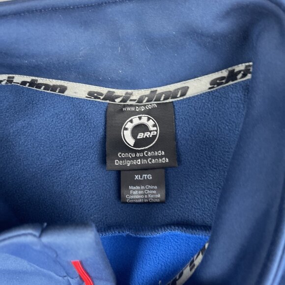 Ski-Doo BRP Water Resistant Lightweight Softshell blue Jacket XL (Stained, read) - Picture 6 of 16